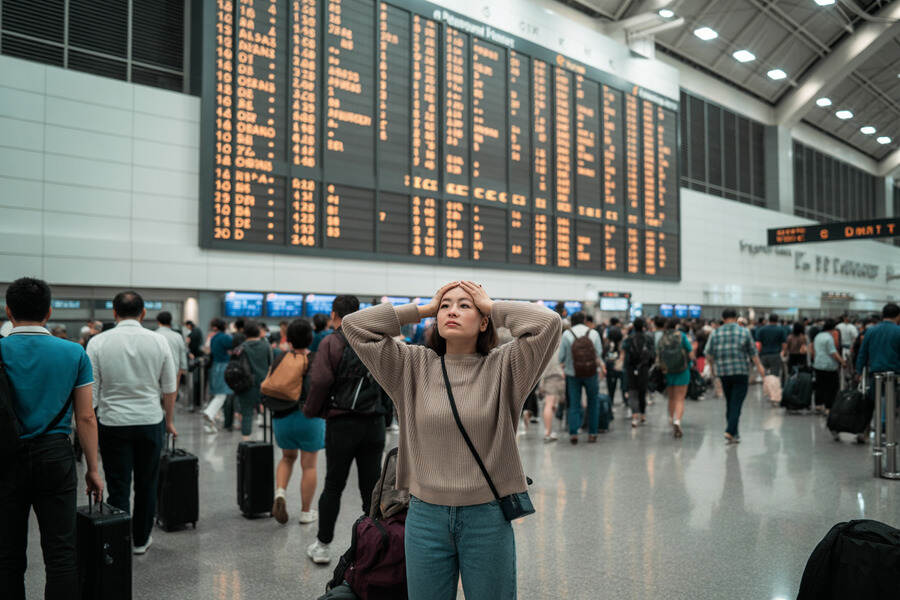 Hundreds of Travellers Stuck in Thailand as Suvarnabhumi Airport Reports 15 Flights Cancellations and 93 Delays Affecting Thai AirAsia, Cathay Pacific, Thai Vietjet, El Al, and Other Airlines Across Doha, Abu Dhabi, Muscat, and Beyond