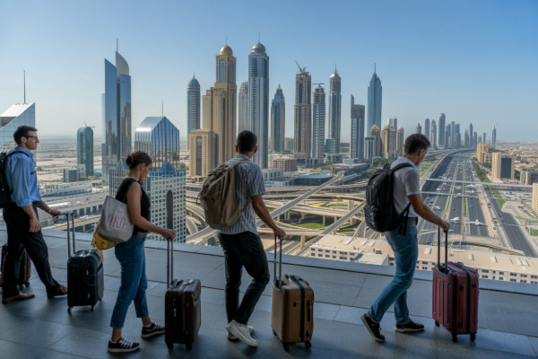 A-realistic-photograph-of-a-bustling-uae_h1twyjyur9inbytc4nfgla_xifg9v3yq3ufdurqmudm4g_cover_sd - travel and tour world Travel safety in focus: india and uae issues cautionary guidance for tourists