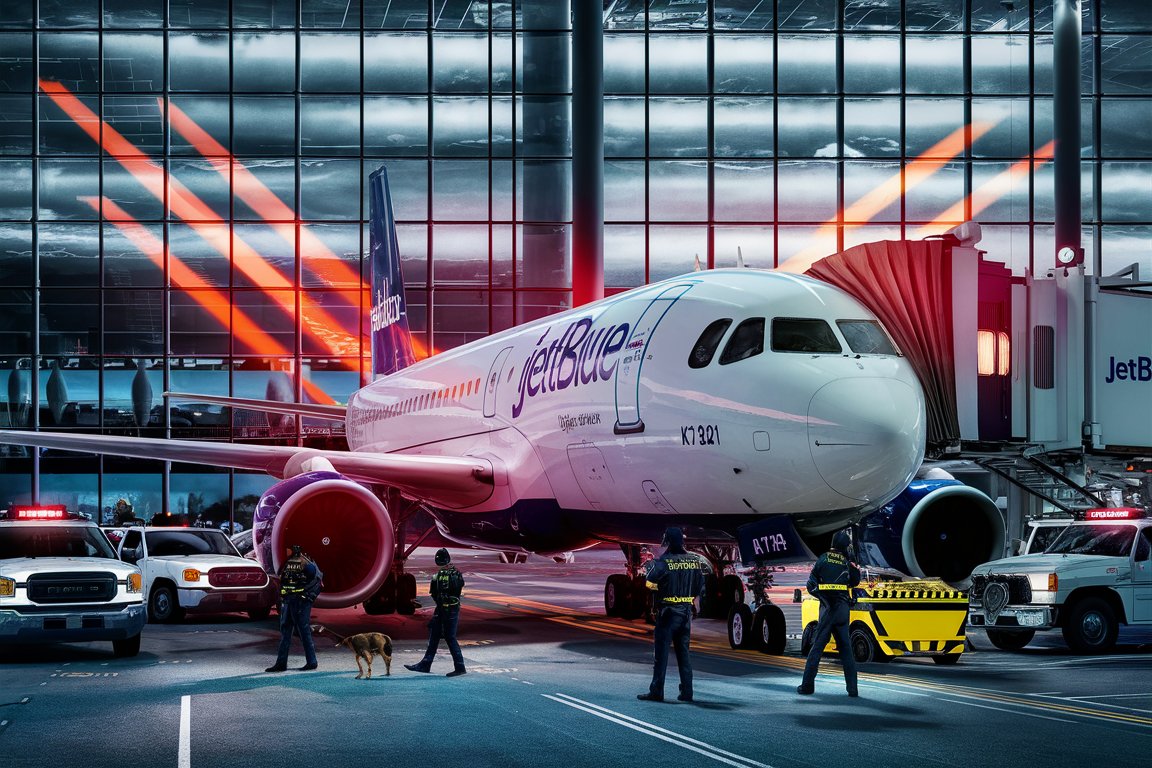 Bomb Threat Panic Delays JetBlue flight B6-514 from Fort Lauderdale (FLL) to New York John F. Kennedy International Airport (JFK) Three Hours at Fort Lauderdale Airport