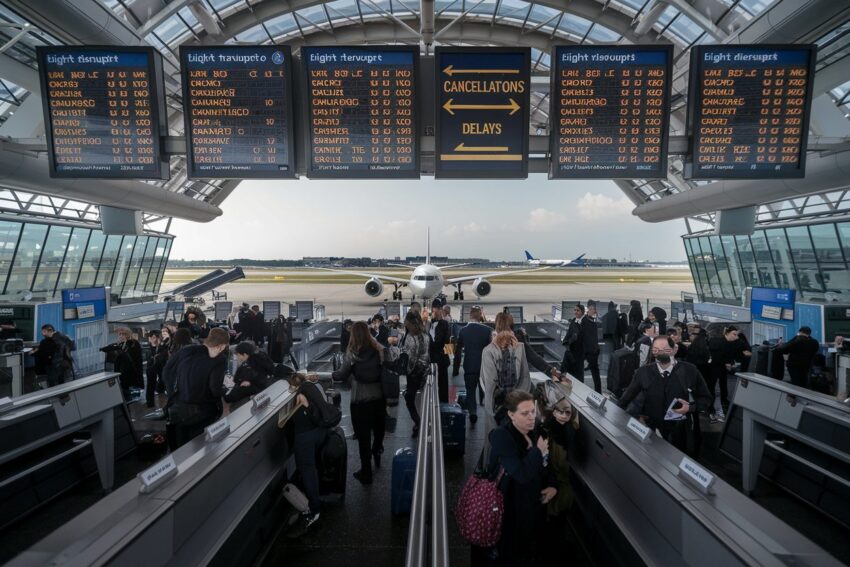Trudeau Airport faces significant flight disruptions as U.S. and Israel’s strikes on Iran cause airspace closures, impacting passengers globally and creating travel chaos.