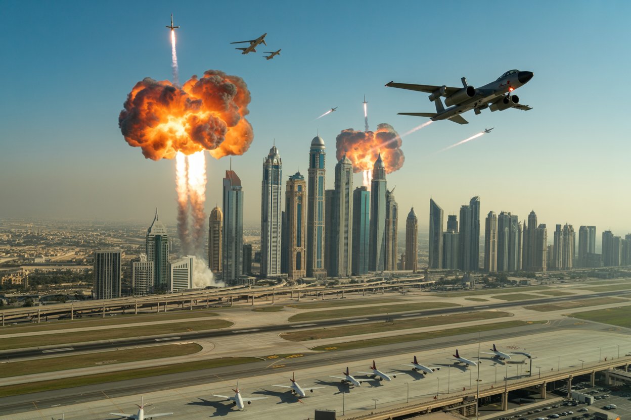 Us-israel-iran War Update: Iranian Drone Blitz Rocks Dubai And Gulf As Explosions Echo And Flights Collapse Across Middle East