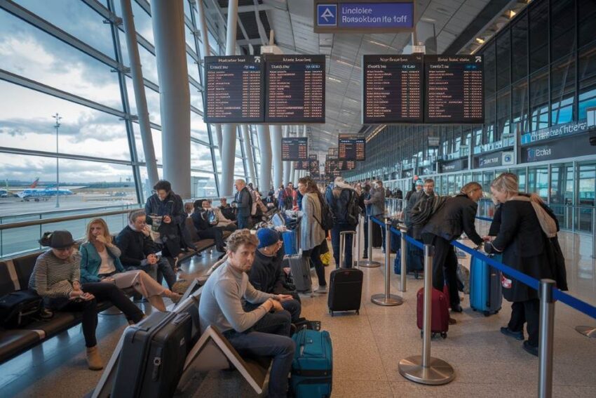 Thousands of Passengers Stuck in Europe as British, Lufthansa, Swiss, Emirates, Qatar, Turkish, and Other Airlines Suspend 565 New Flights and Delay 1,493 across UK, Germany, Turkey, France, Italy at London, Frankfurt, Istanbul, Paris, Zurich, Ferno and M