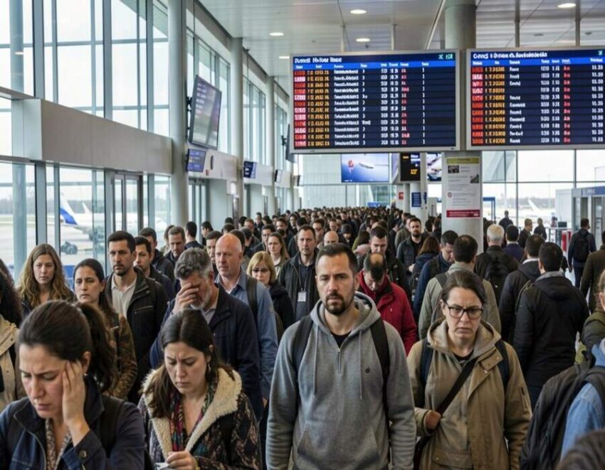 thousands of passengers 
Middle East