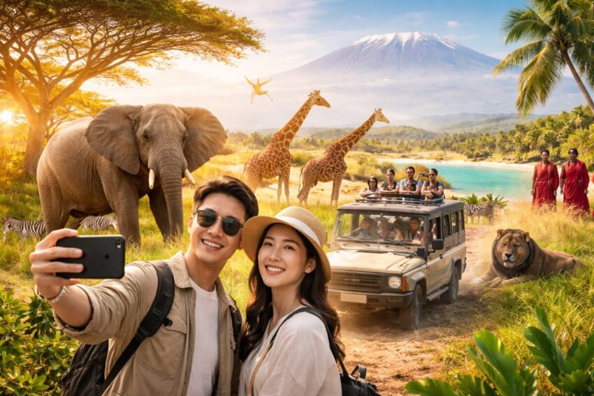 Explore tanzania's diverse wildlife and scenic landscapes on a safari tour.