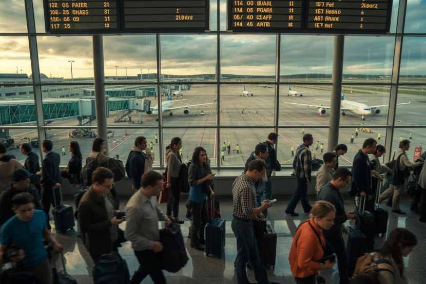 Travel disruptions at denver airport amid flight cancellations - travel and tour world Crowded travelers at denver international airport amid flight cancellations and.