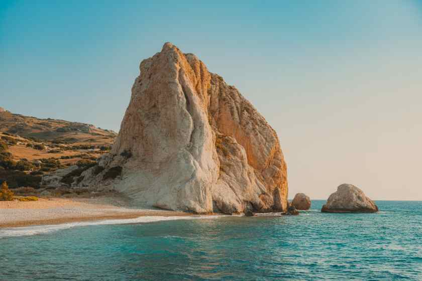 Travel and tour world - travel and tour world Aphrodite’s rock in cyprus, legendary birthplace of the goddess of love.