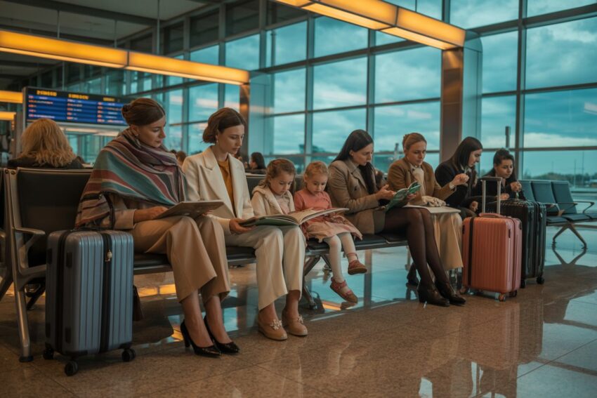 Travelers waiting at airport gate - travel and tour world United airlines passengers face widespread travel disruption as the carrier grapples with aircraft delays and cancellations, stranding thousands across key us hubs.