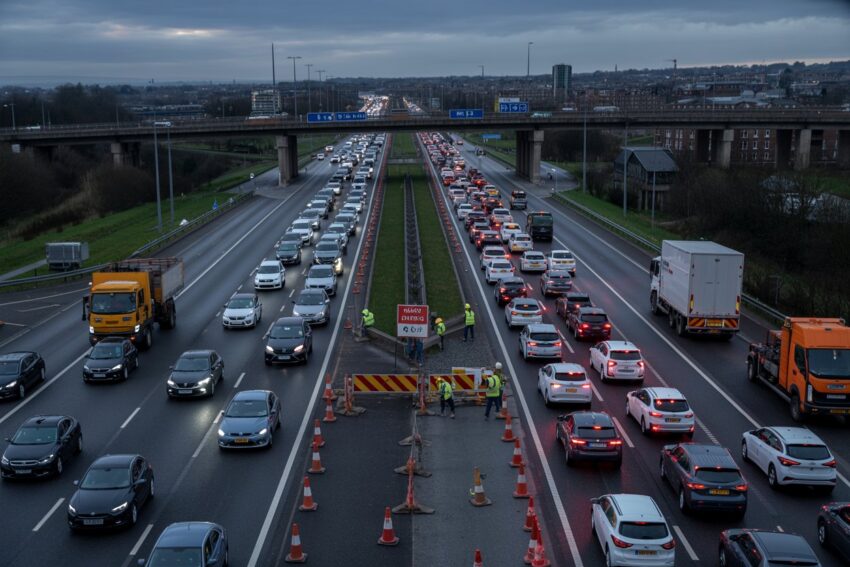 Travellers beware: full m8 motorway slip road closure this weekend in glasgow – major disruptions and alternative routes announced for drivers heading westbound from junction 26 - travel and tour world Road