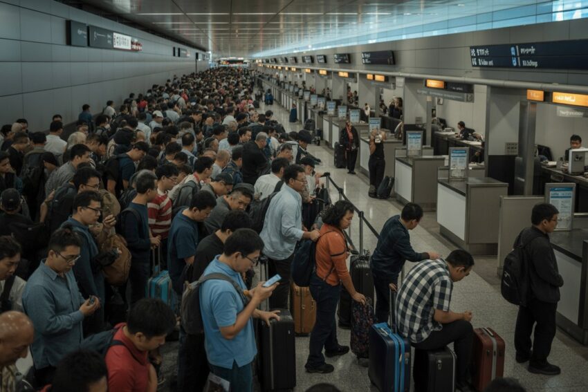 Us travel industry faces growing airport disruption fears amid border staffing concerns