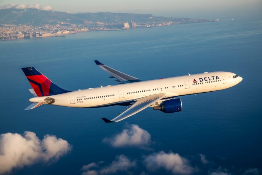 A-realistic-aerial-photograph-of-a-delta_fruqvacfvvu2cqege5n0kg_ws8q6ymxrngtb9ctnrwoug_cover_sd - travel and tour world Delta's Nonstop Flights From Seattle to Rome and Barcelona: New Travel Options for 2026