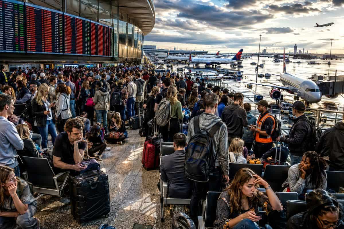 Thousands of Travelers Stranded Across the US as 143 Flights Are ...