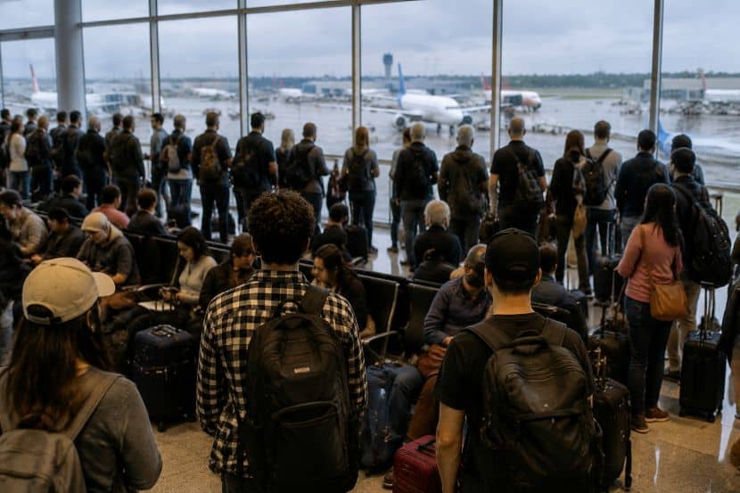Travellers isolated at calgary international airport as westjet, air canada, delta face 66 delay and 6 flights cancellations disrupt links between toronto, vancouver, seattle, denver and more