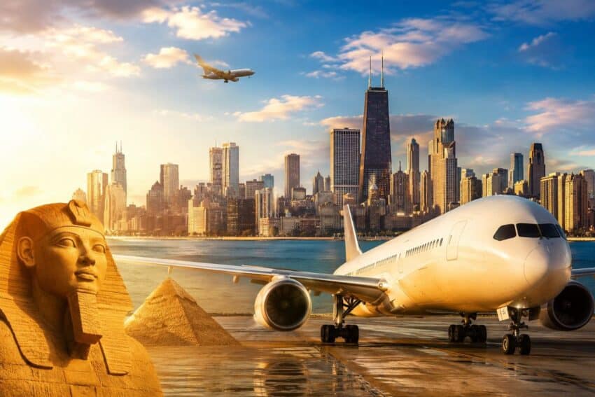 - travel and tour world Egypt joins united states, canada, saudi arabia, turkey, pakistan and global aviation leaders with first direct cairo–chicago flights expanding north american travel connectivity