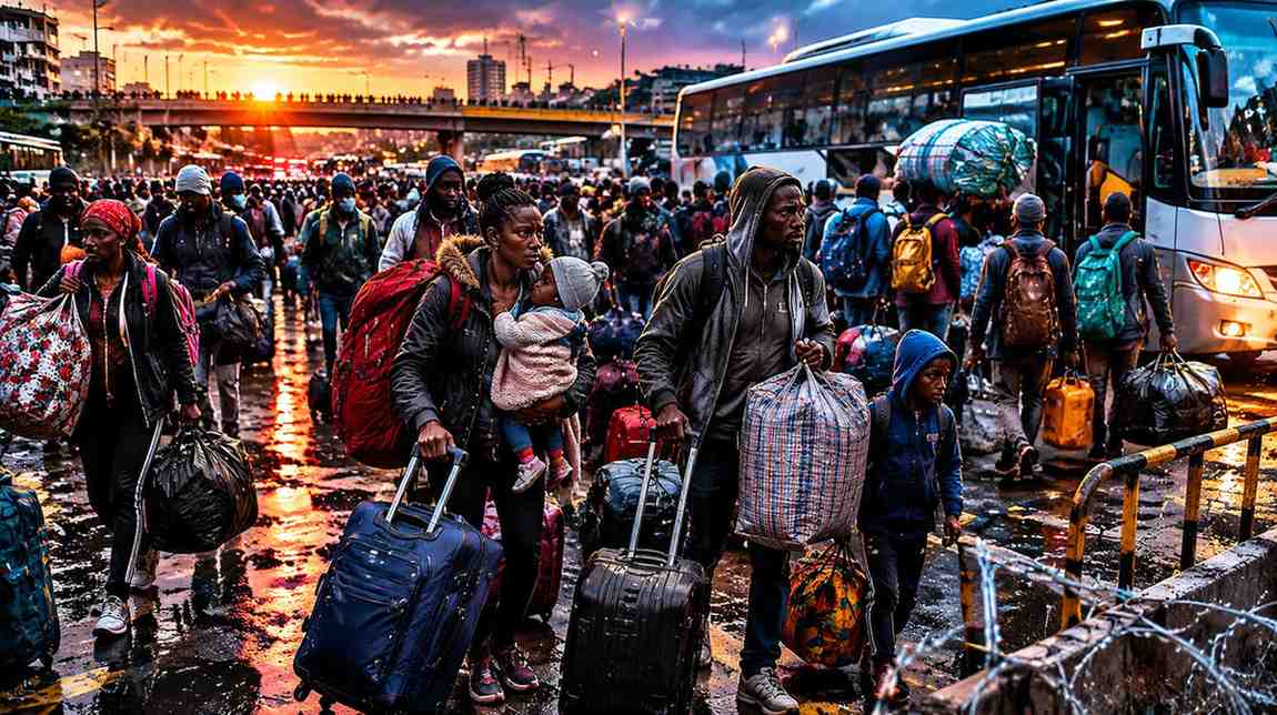 The situation is deteriorating as the anti-immigration groups in south africa put more pressure on the movement of undocumented migrants.