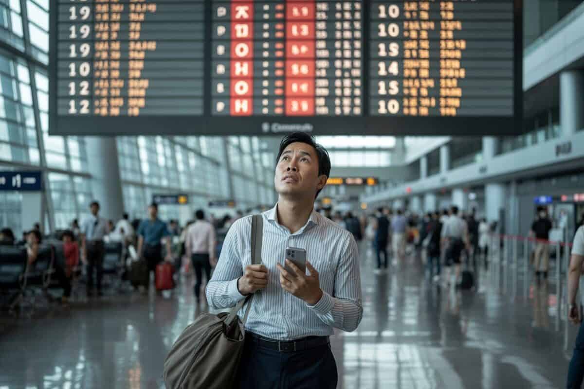Boston airport travel disruption