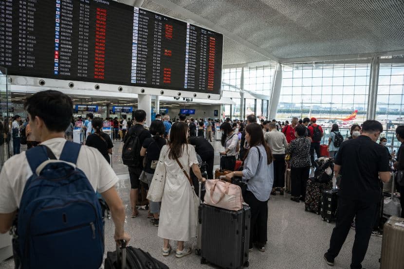 Travel mayhem hits shenzhen bao&rsquo;an international airport as 48 flights are scrapped