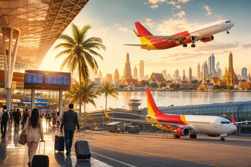 India and thailand witness a major aviation and tourism