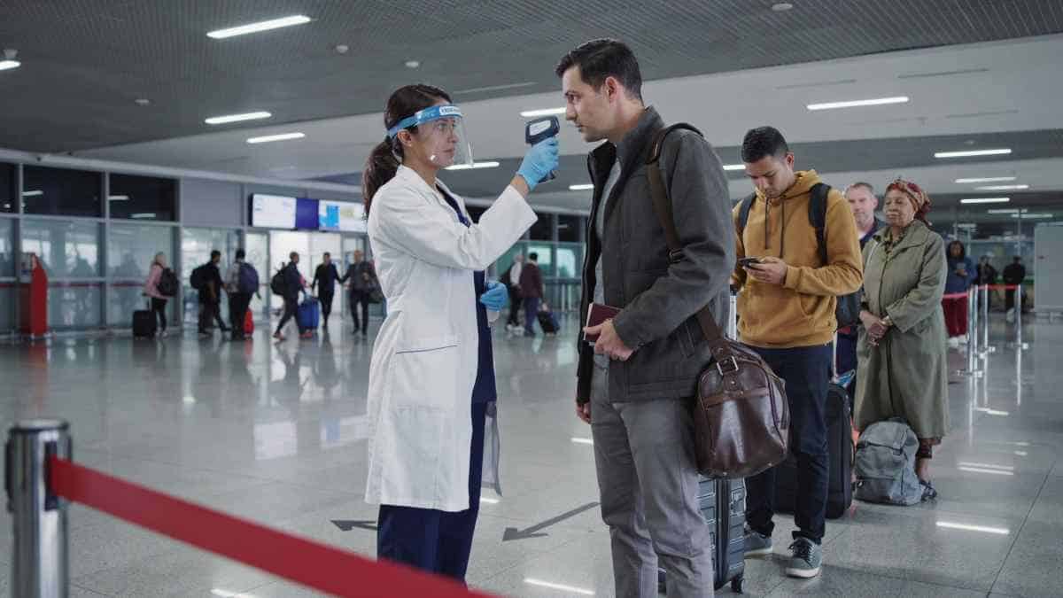 Heath screening in airport