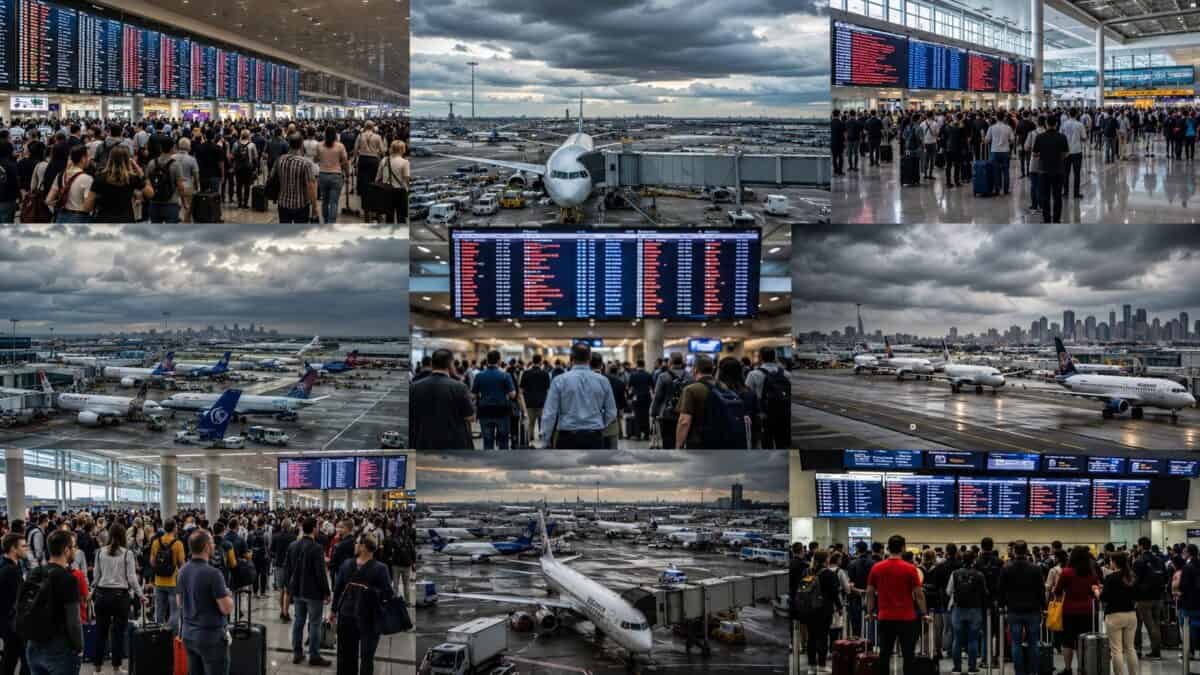 Flights cancelled across the us