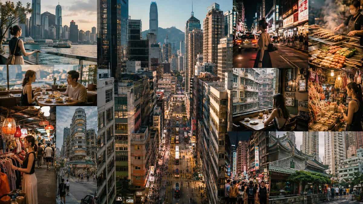 Hong kong travel campaign showcasing diverse neighbourhood experiences within one square kilometre
