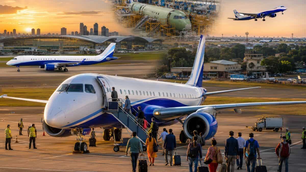 Indigo embraer e2 regional jet order and india aviation expansion