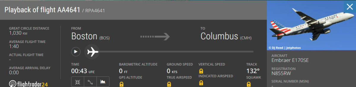 Republic airways diverted