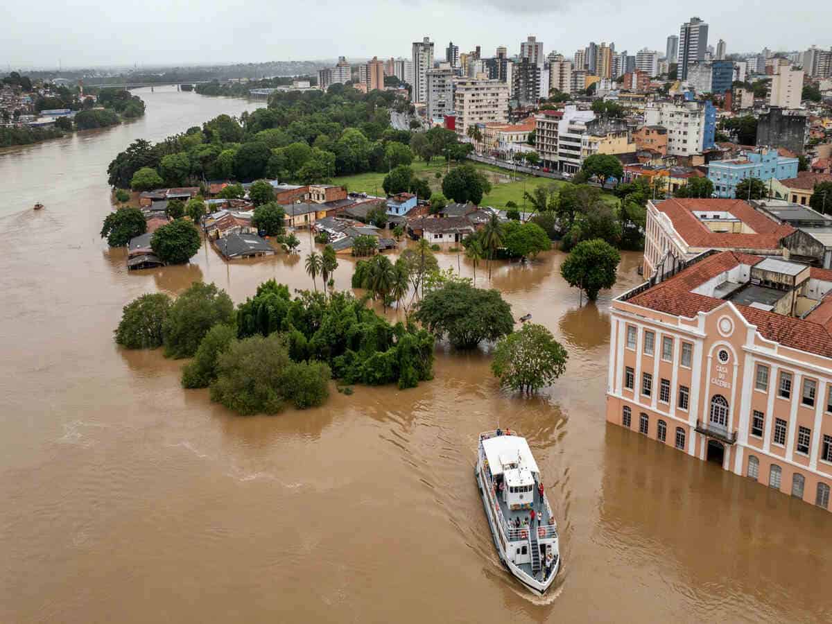 South america flood