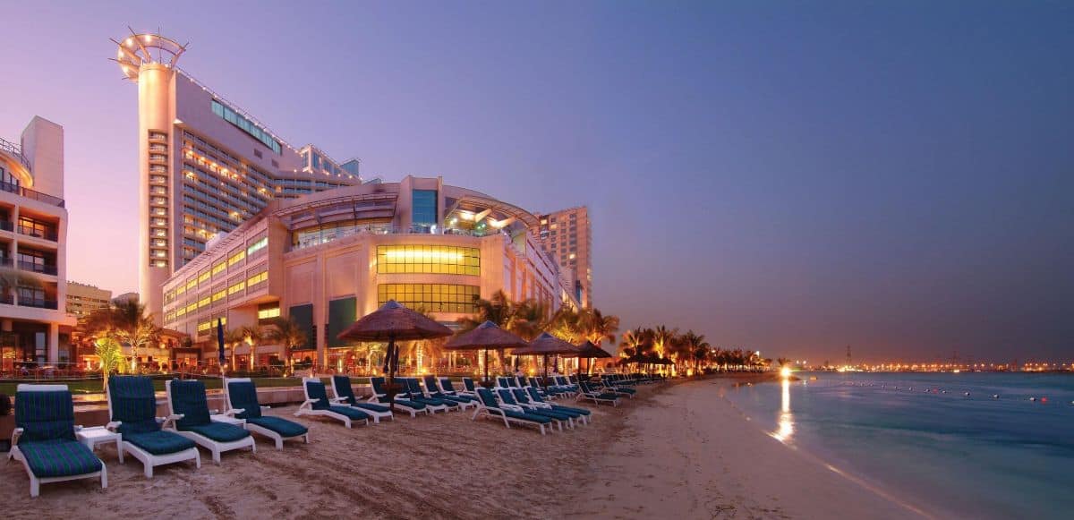 Abu dhabi beach - travel and tour world Abu dhabi beachfront resort overlooking the arabian gulf at dusk