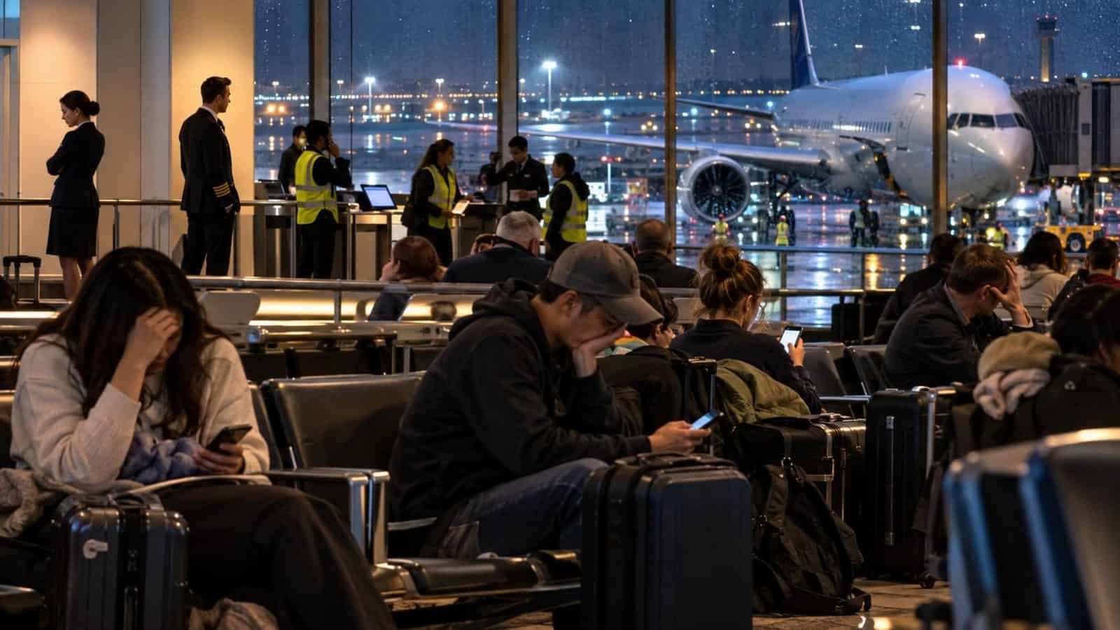 Air new zealand aircraft delayed at san francisco during an off-duty pilot investigation