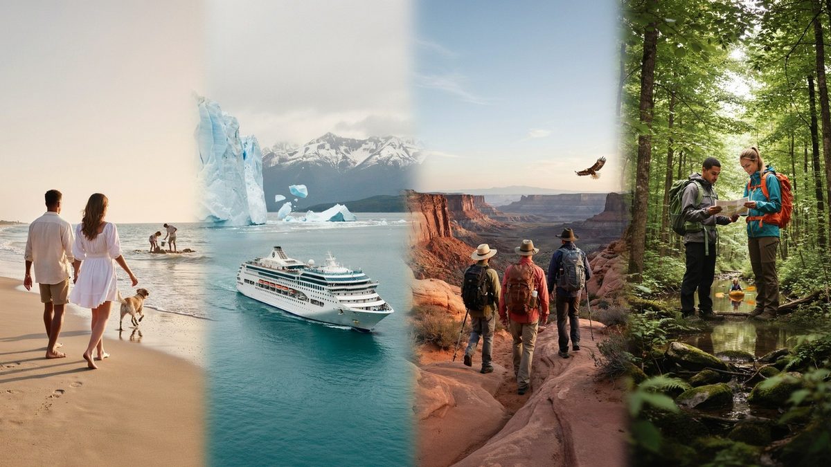 Four us states showing record tourism growth with beaches, cruises and outdoor experiences