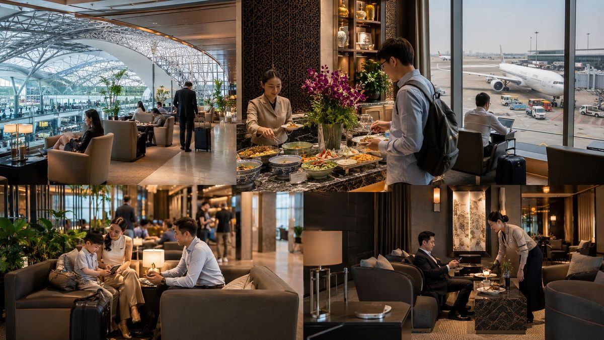 Plaza premium lounges at bangkok suvarnabhumi airport with thai-inspired hospitality