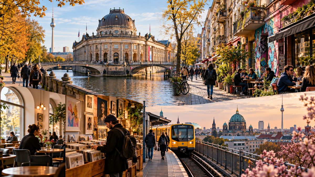 Berlin between peak tourist seasons with museum island, kreuzberg and neukölln