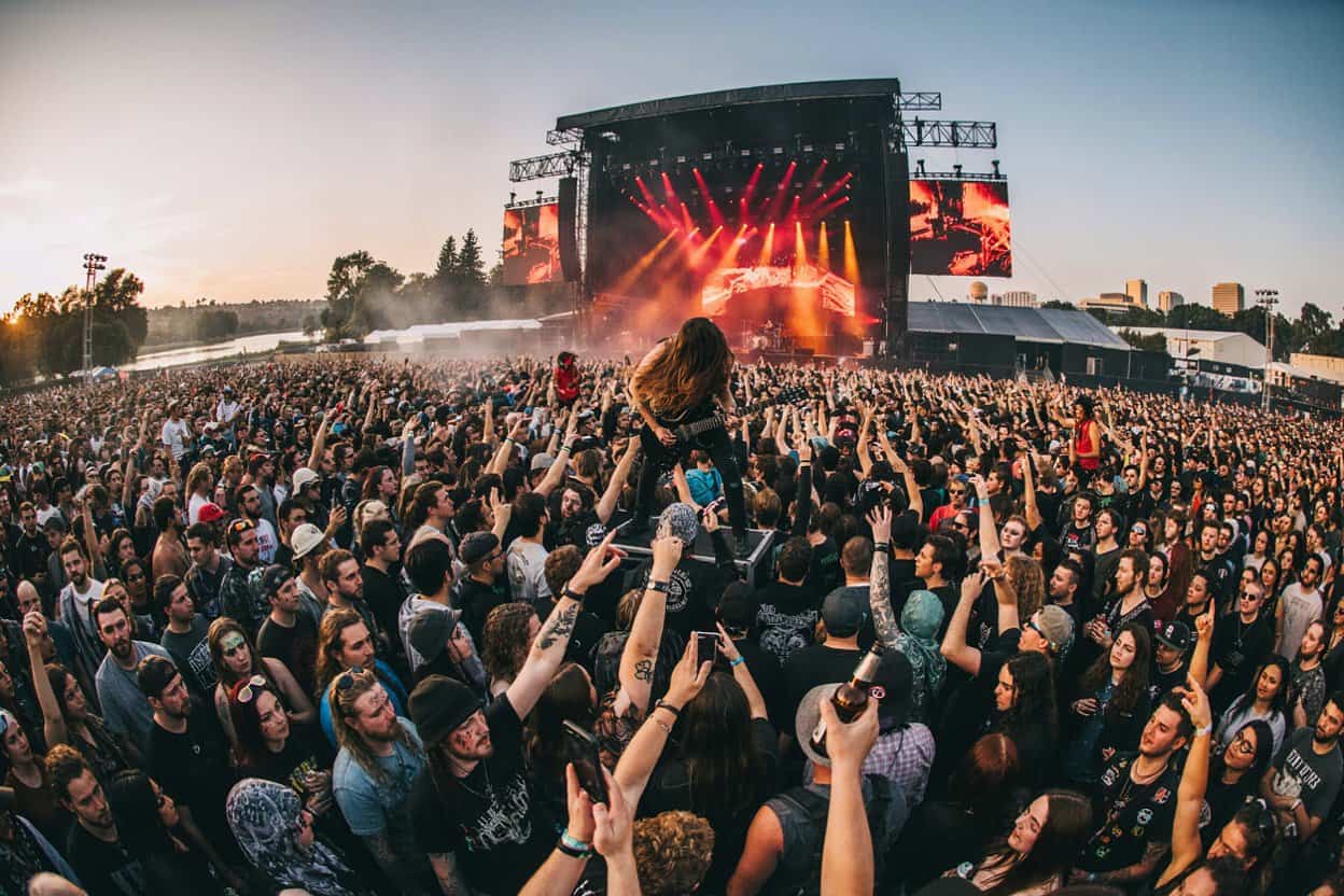 Aftershock festival sacramento rock concert crowd