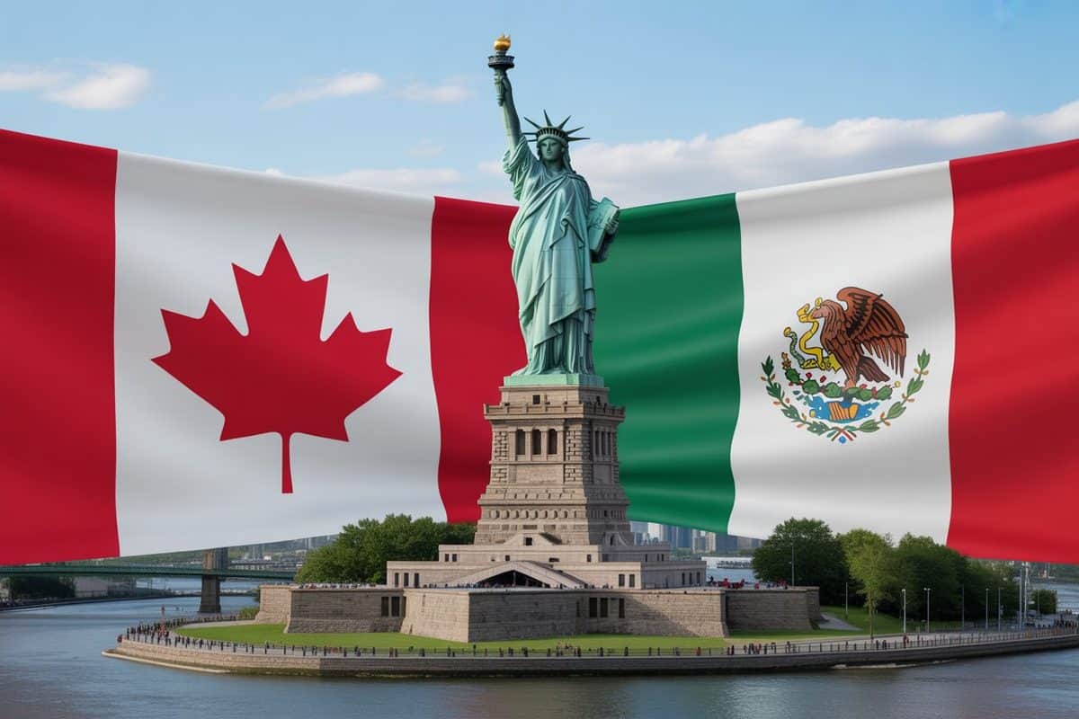 Canada and mexico cross-border tourism to the us