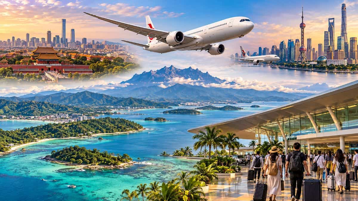 China eastern aircraft linking beijing and shanghai with kota kinabalu as chinese tourism to sabah rises
