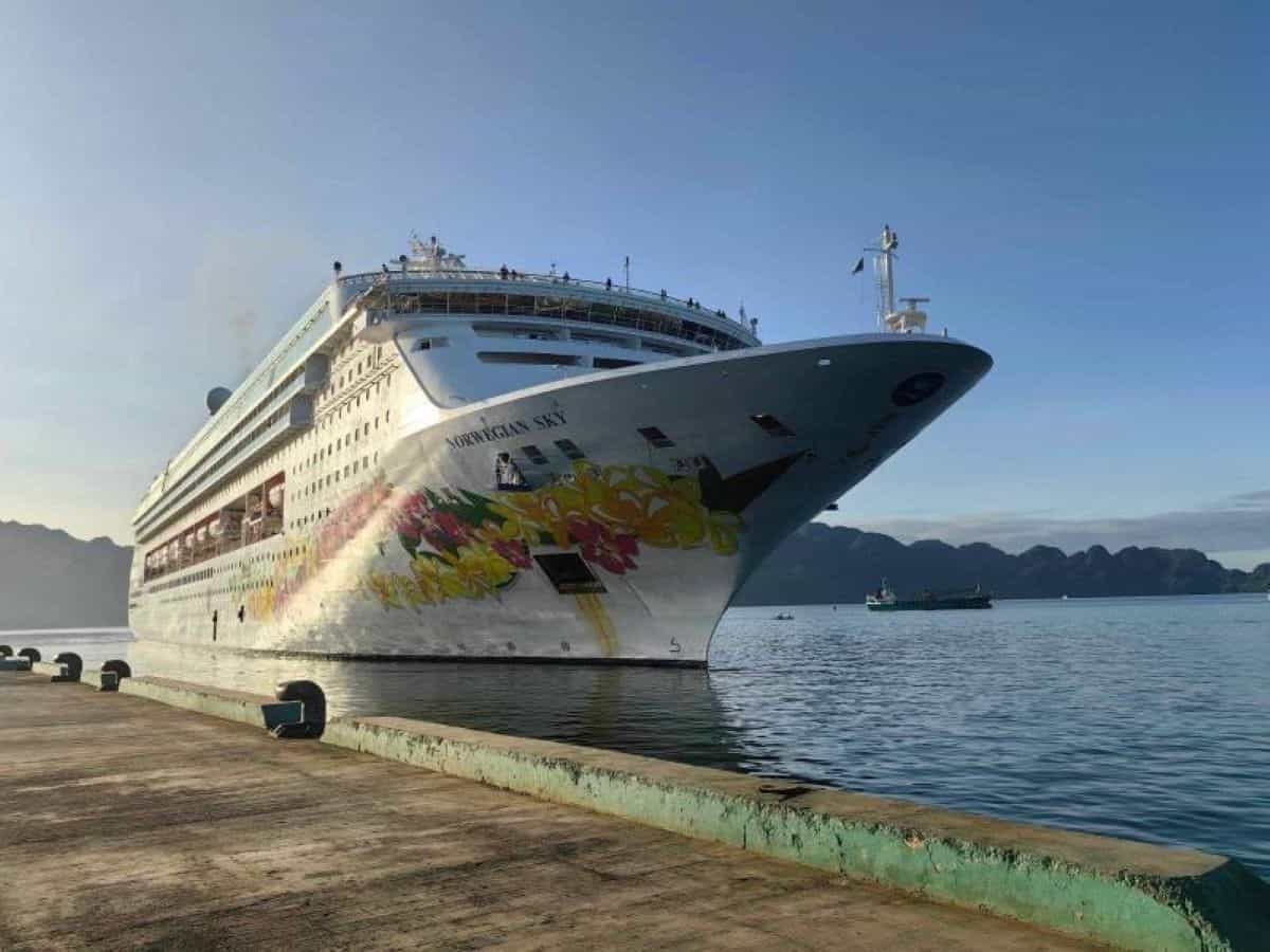 Cruise ship visiting philippine destinations including manila, boracay, coron and palawan