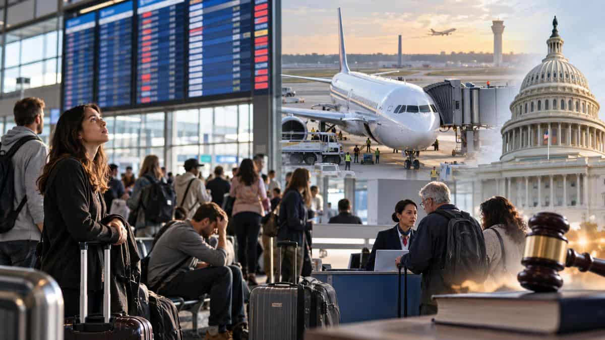 Us airline passengers face changes to flight delay compensation rules
