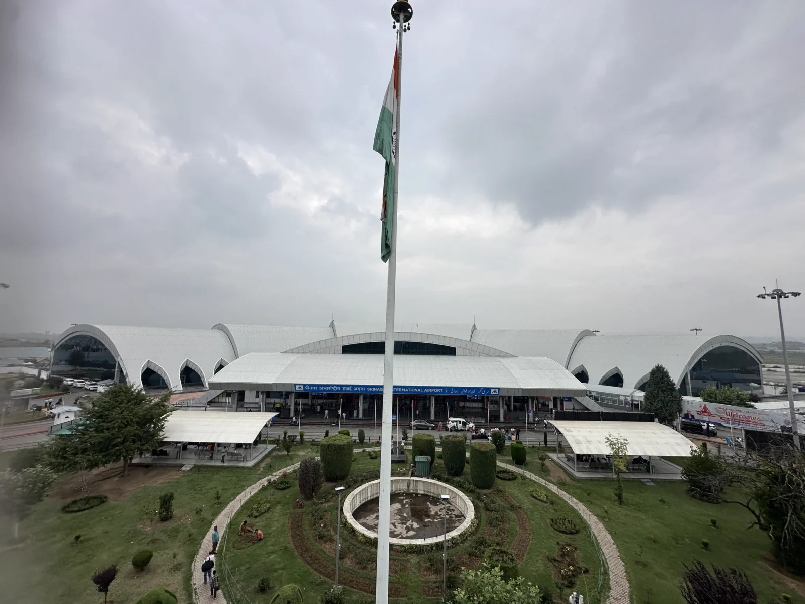 Srinagar international airport terminal showing aviation expansion and future passenger growth in kashmir