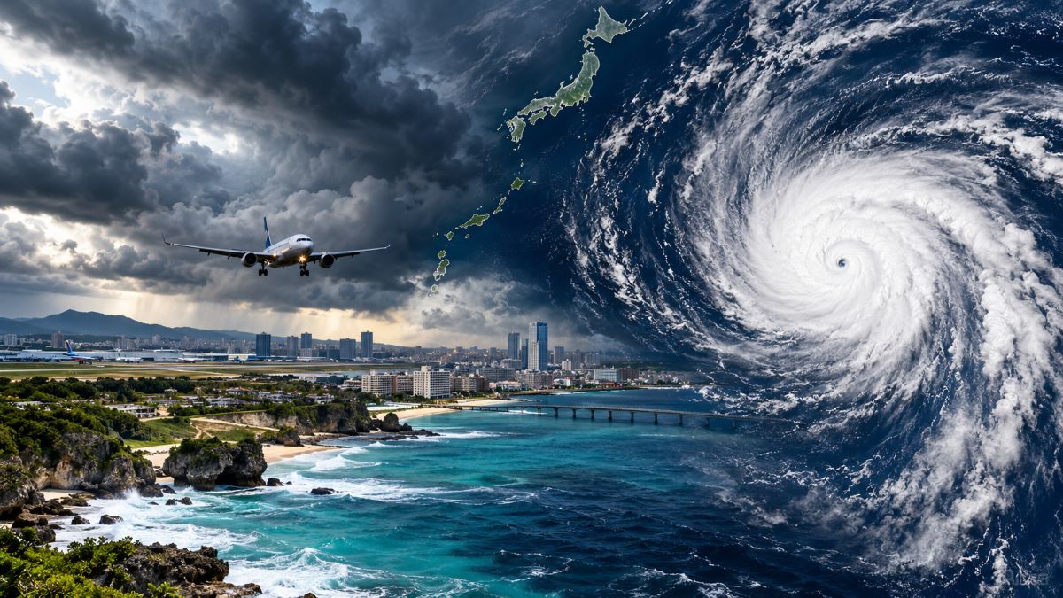 Tropical storm surigae approaches okinawa during japan's unusually active 2026 typhoon season