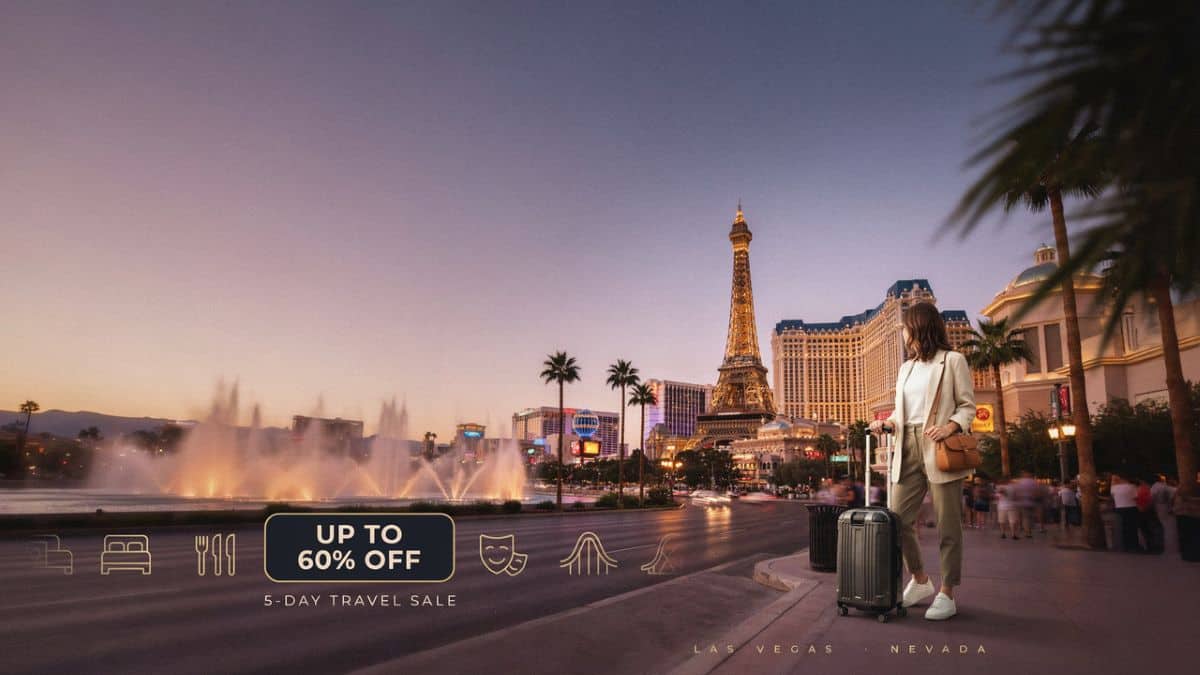 Lv - travel and tour world Las vegas launches a five-day sale with 180+ travel deals, including up to 60% off resorts, dining, entertainment and attractions.