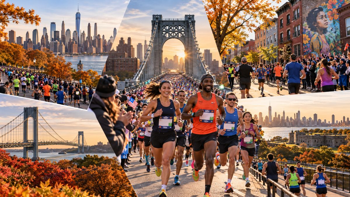 2026 new york city marathon runners crossing new york with revised bronx route