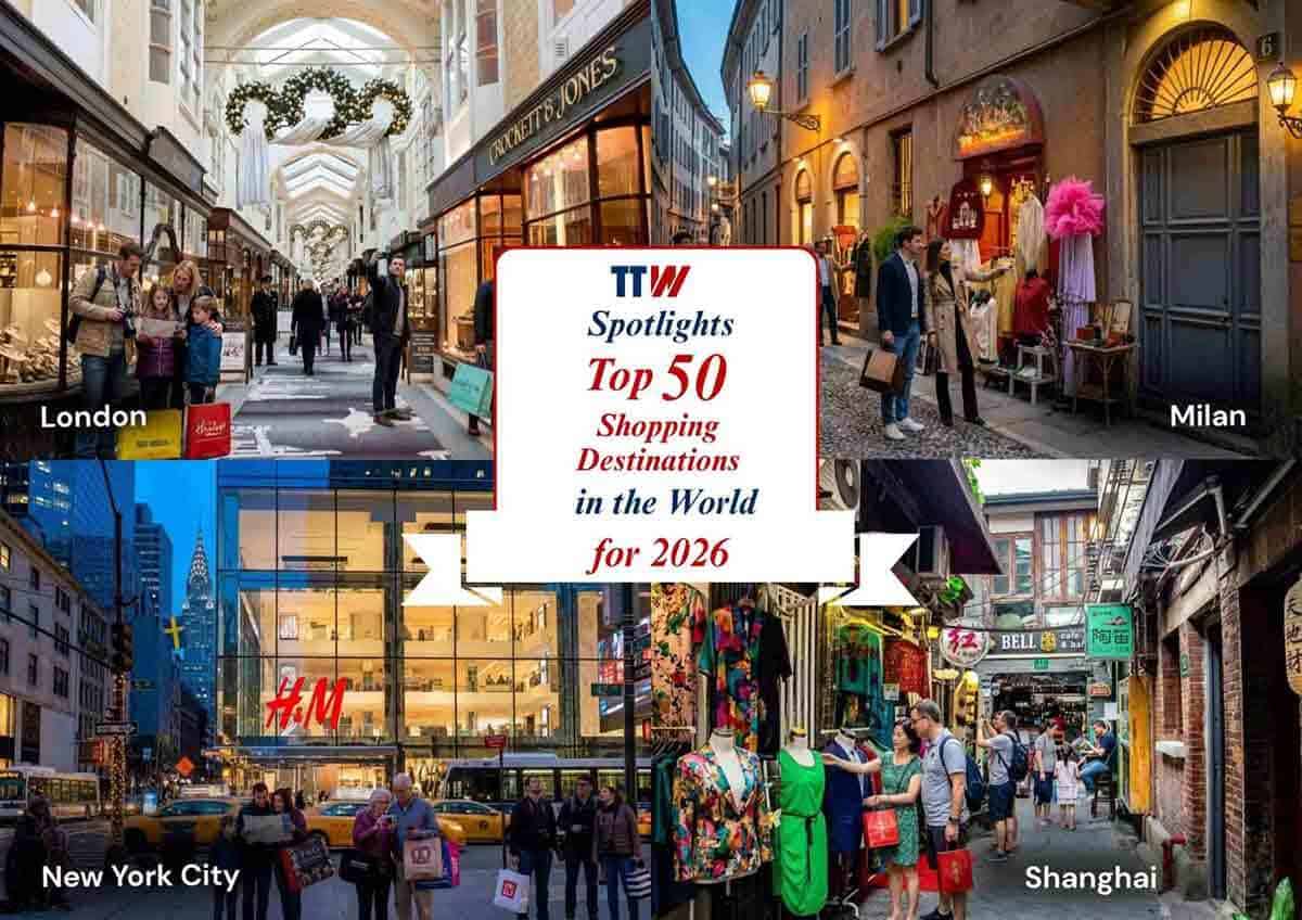TTW Spotlights the Top 50 Shopping Destinations in the World for 2026 