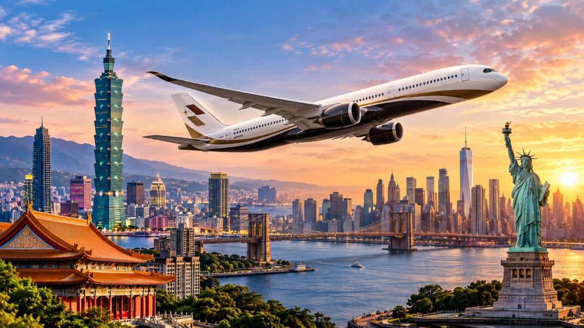 Starlux jet links taiwan and north america