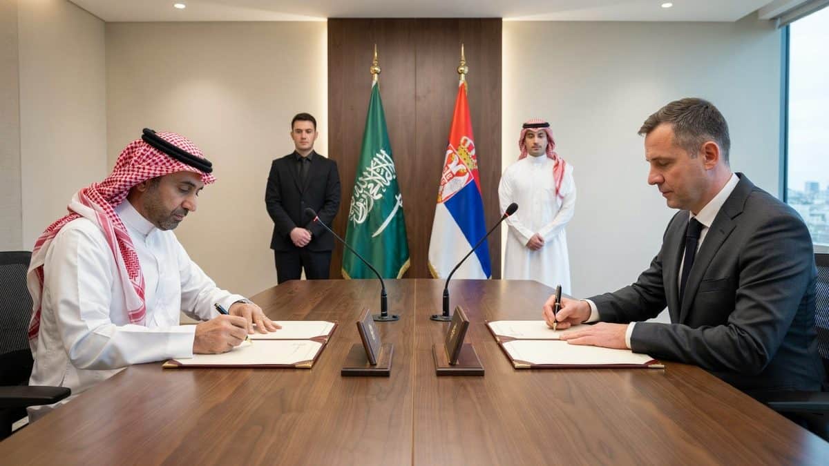 Saudi arabia serbia visa exemption agreement signing