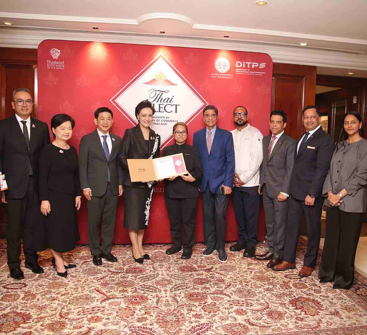 Erawaan at The Claridges Bags Thailand’s Prestigious Thai SELECT Recognition