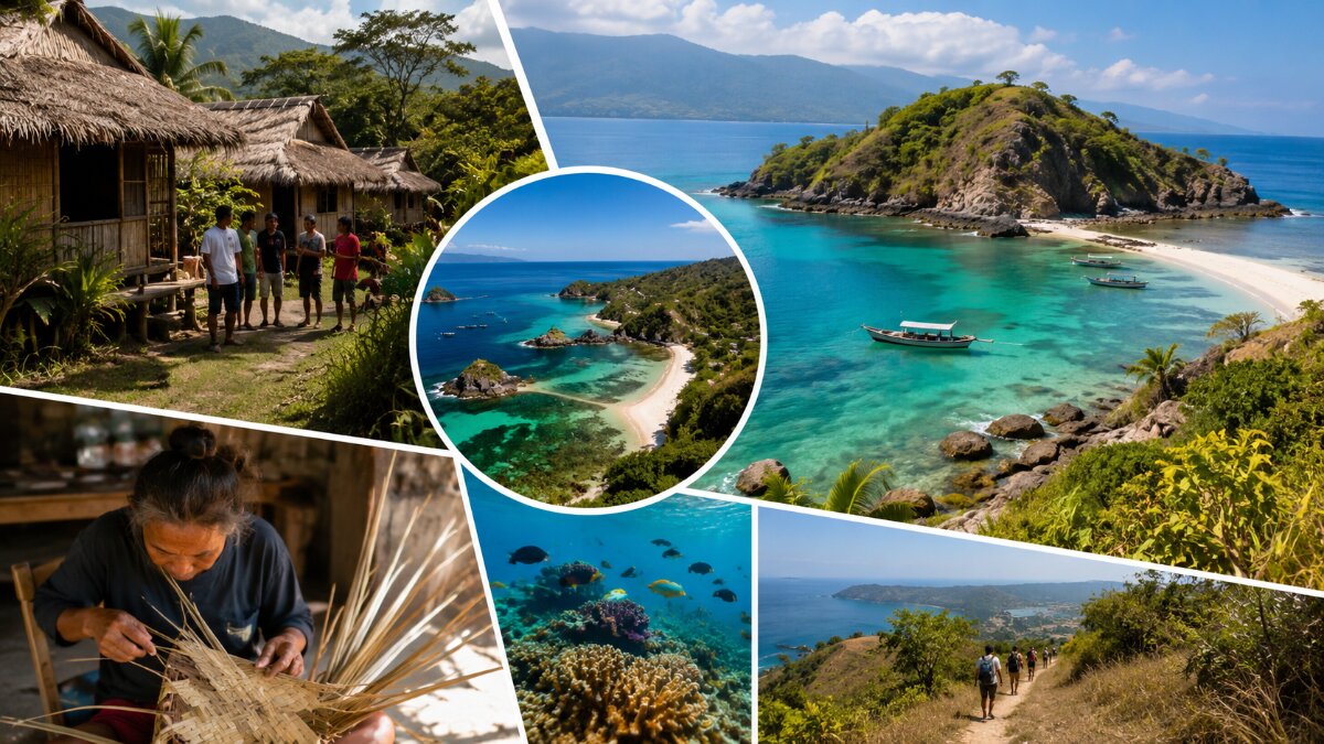 Timor-leste tourism near tutuala and jaco island.