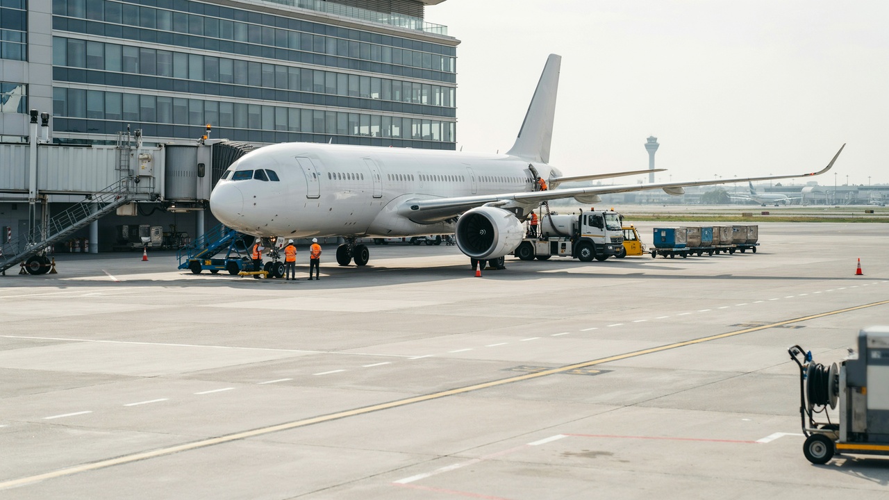 Turkish airlines boeing 737 max aircraft fleet expansion at airport