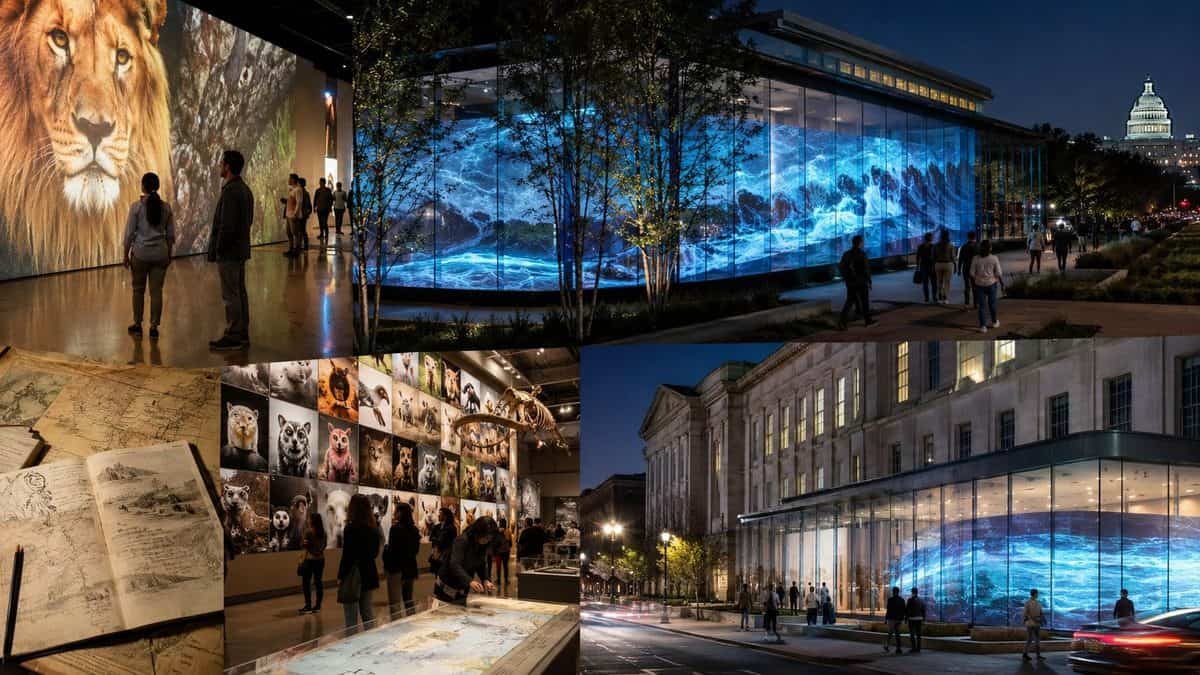 National geographic museum of exploration in washington dc with immersive wildlife and ocean exhibits