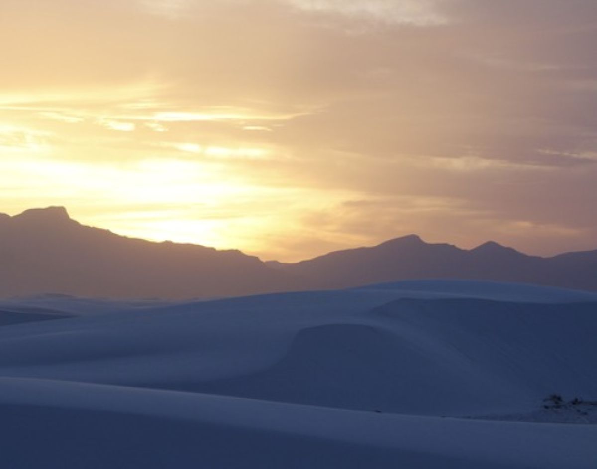 White sands