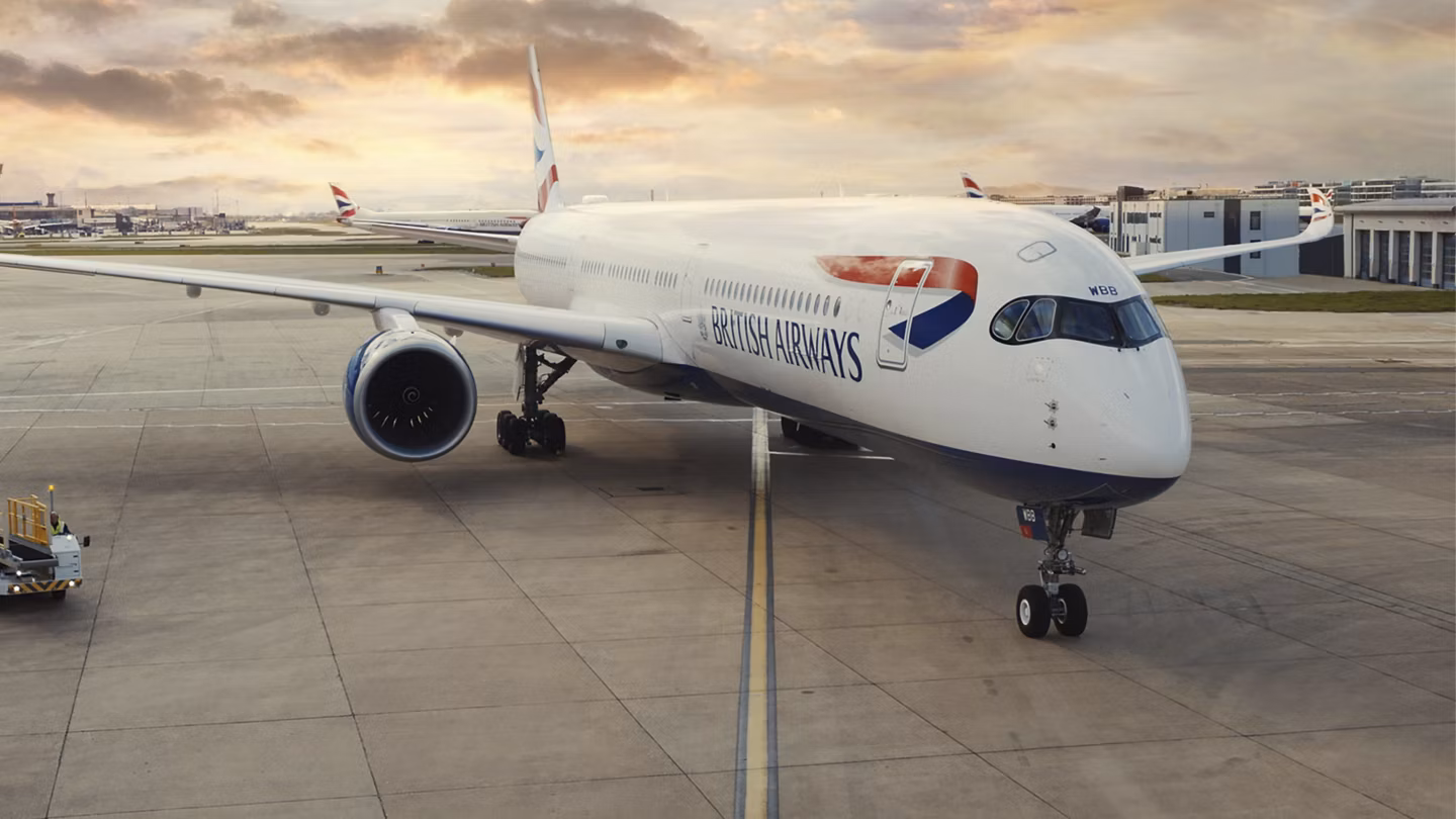 British airways boeing 777 aircraft connecting london gatwick with tanzania safari and zanzibar beach destinations